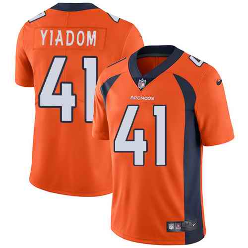 Nike Men & Women & Youth Broncos 41 Isaac Yiadom Orange NFL Vapor Untouchable Limited Jersey,We sell and wholesale Nike Men & Women & Youth Broncos 41 Isaac Yiadom Orange NFL Vapor Untouchable Limited Jersey on line form chian!